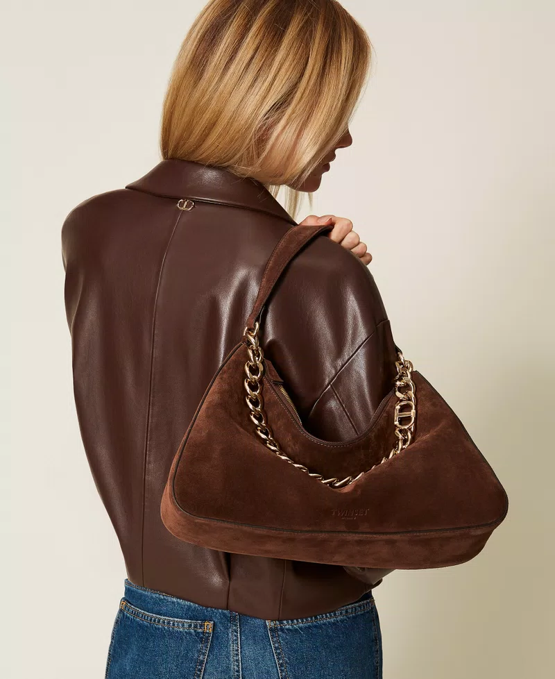 Borsa liliane in suede 252TB7162 00203 TWINSET 