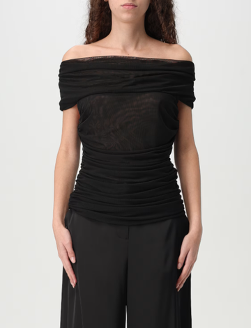 maglia con arricciatura H.M2908.4242 NERO HANITA 
