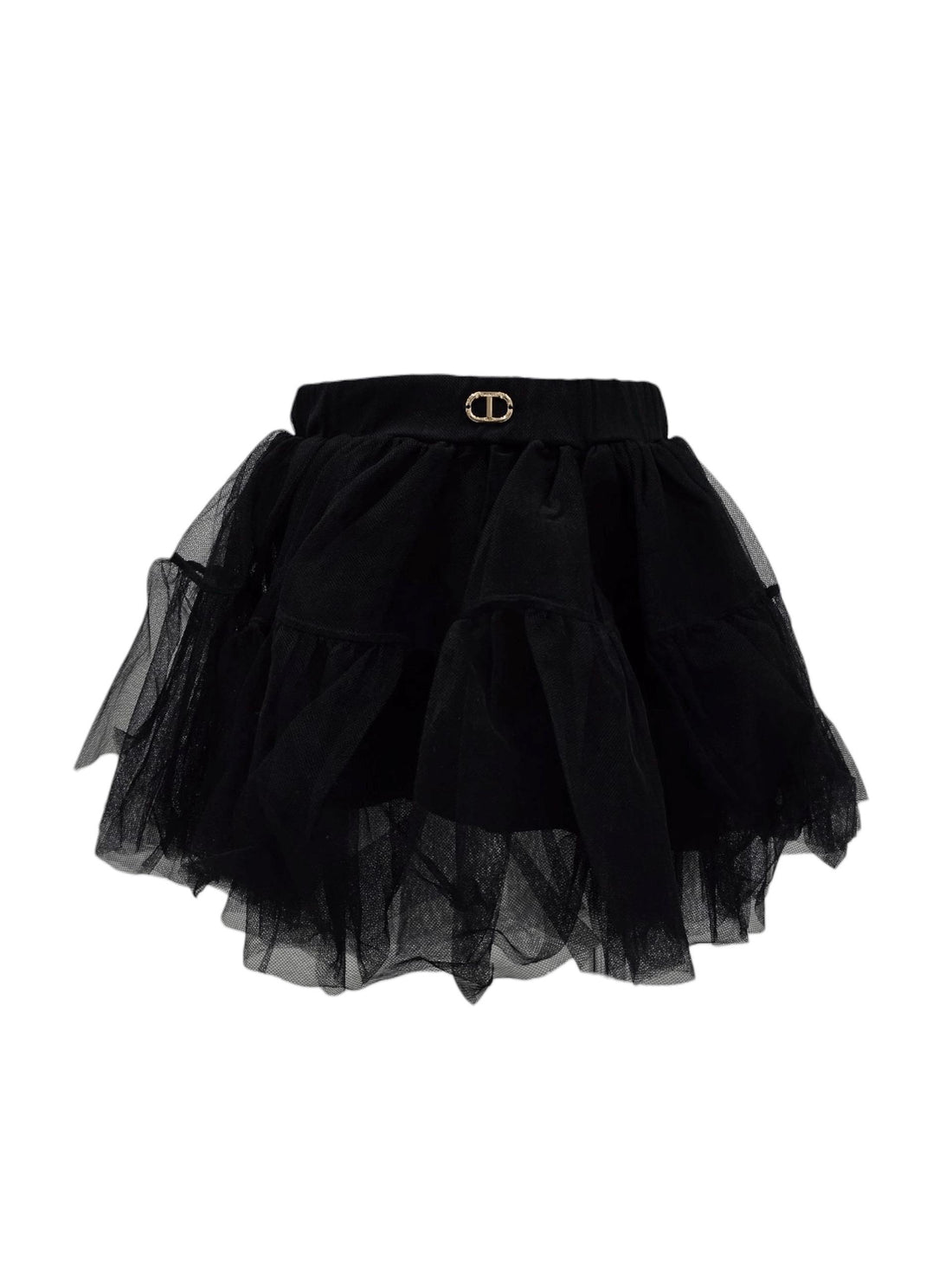 gonna in tulle con logo 252GB2210 00006 TWINSET GIRL 