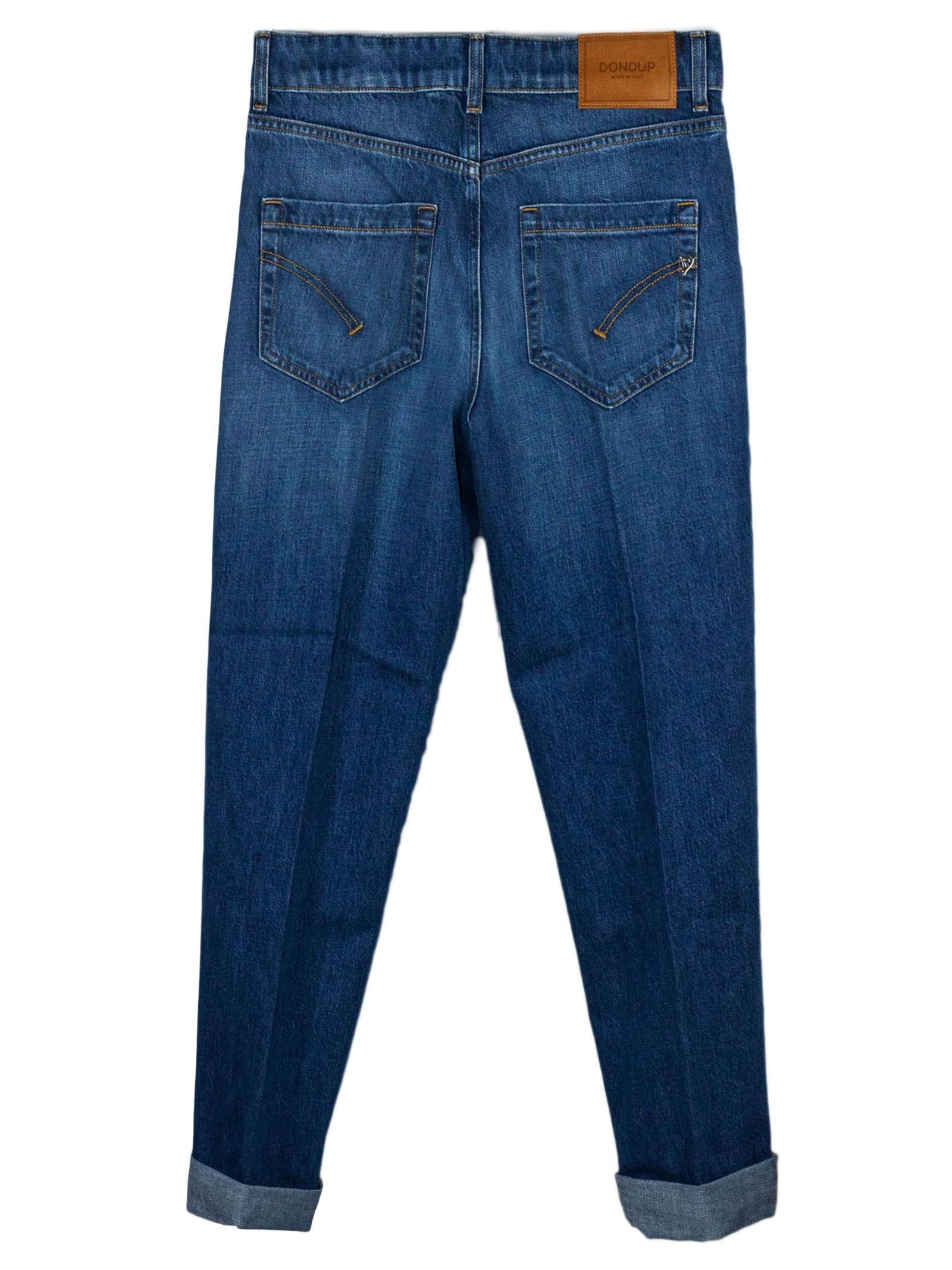 jeans con bottoni gioiello DP268BDFE286DMR3 800 DONDUP 