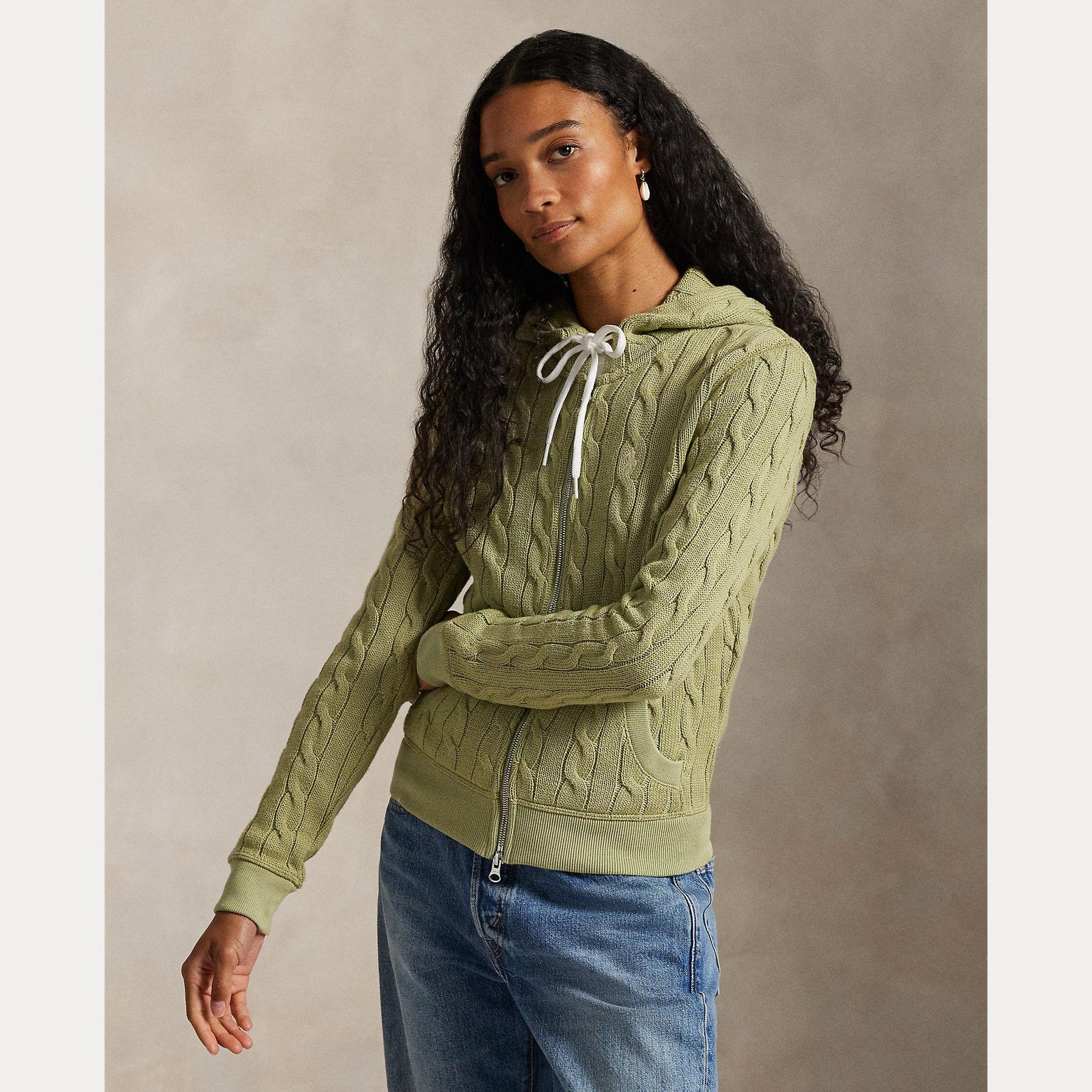 felpa con cappuccio in maglia 211-959124 501 RALPH LAUREN POLO 