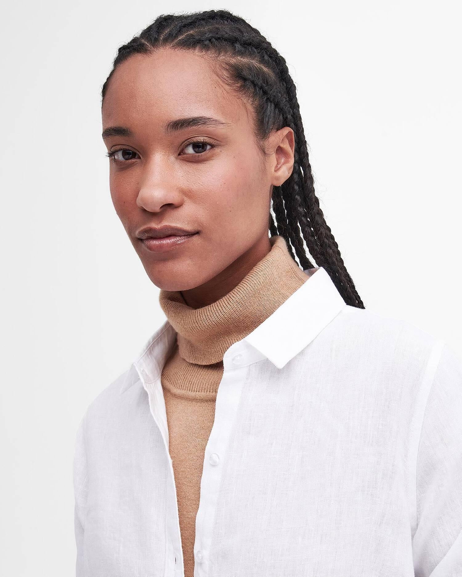 camicia in lino Marine LSH1315 LSH WH11 BARBOUR 