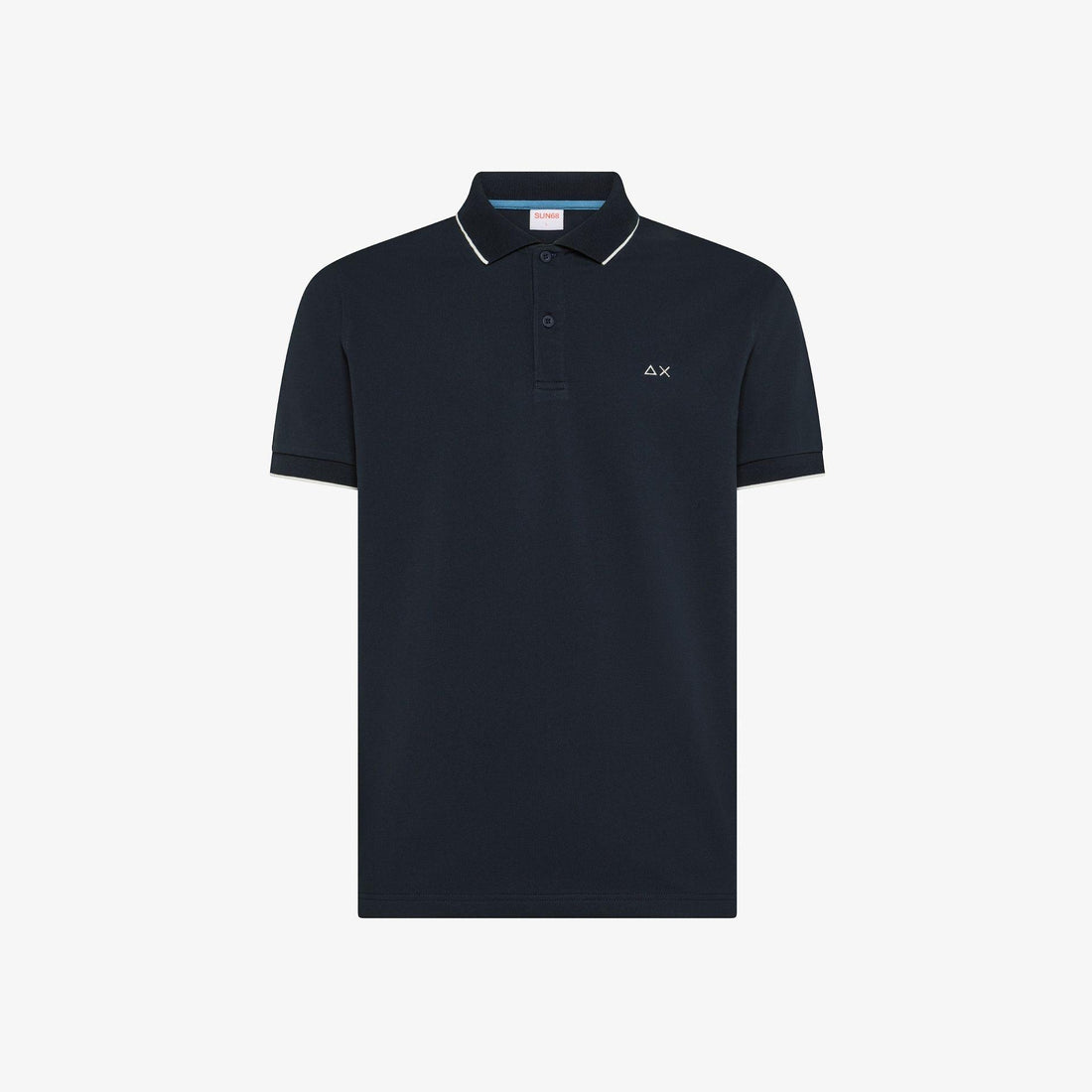 polo small stripe A36111 NAVY BLUE SUN68 