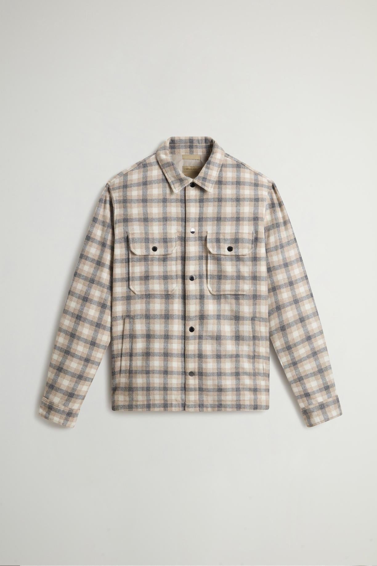 giacca a camicia alaskan check CFWOOS2018MRUT3046 8918 WOOLRICH 