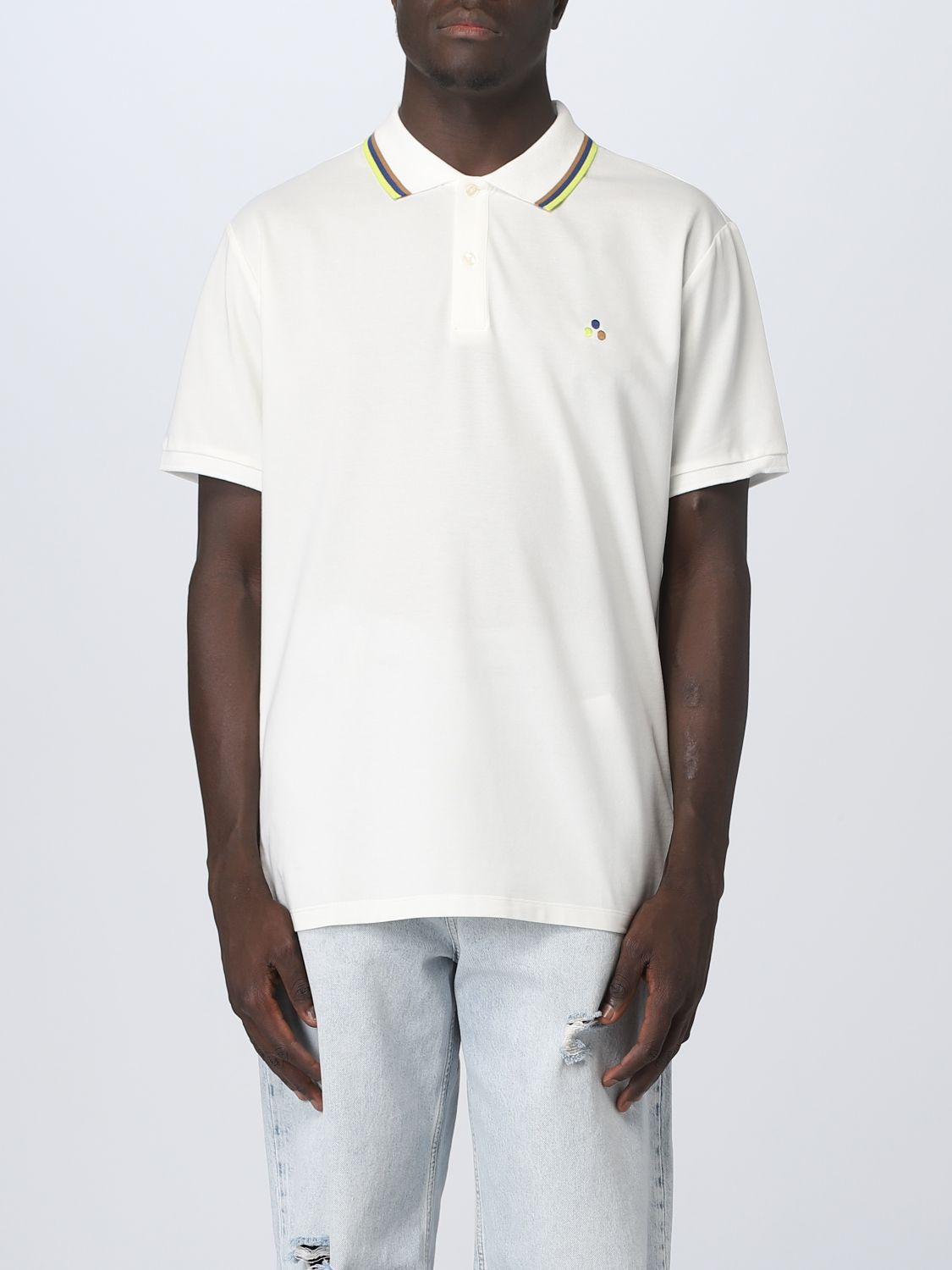 Polo con logo in contrasto multicolor PEU4699 99012184 730 PeUTEREY 