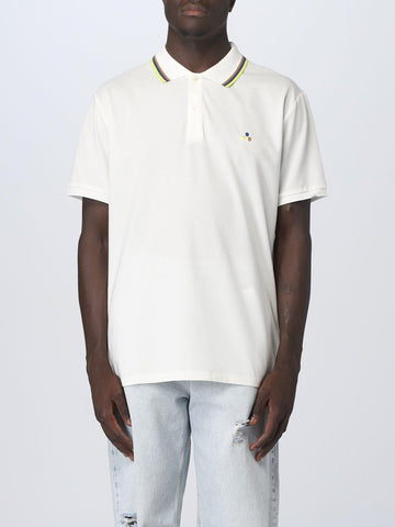 Polo con logo in contrasto multicolor PEU4699 99012184 730 PeUTEREY 