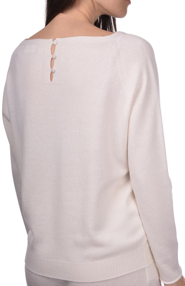 maglia in misto cashmere con bottoni 12870 54281 047 GRAN SASSO 