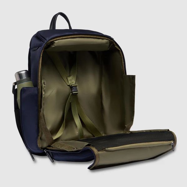 zaino multiscompartimento da viaggio CA6648BR2 BLU PIQUADRO 