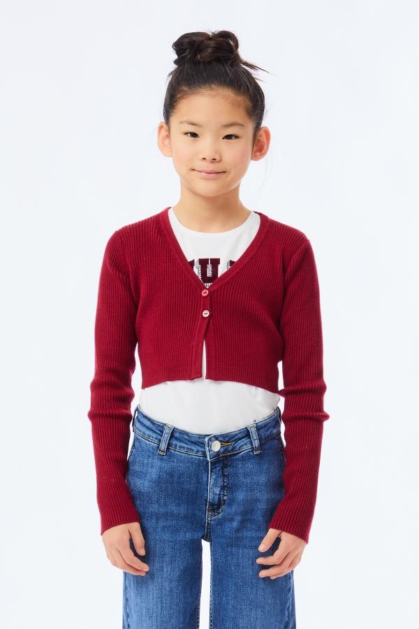 cardigsn cropped GF5182MA12P 91650 LIU JO JUNIOR 
