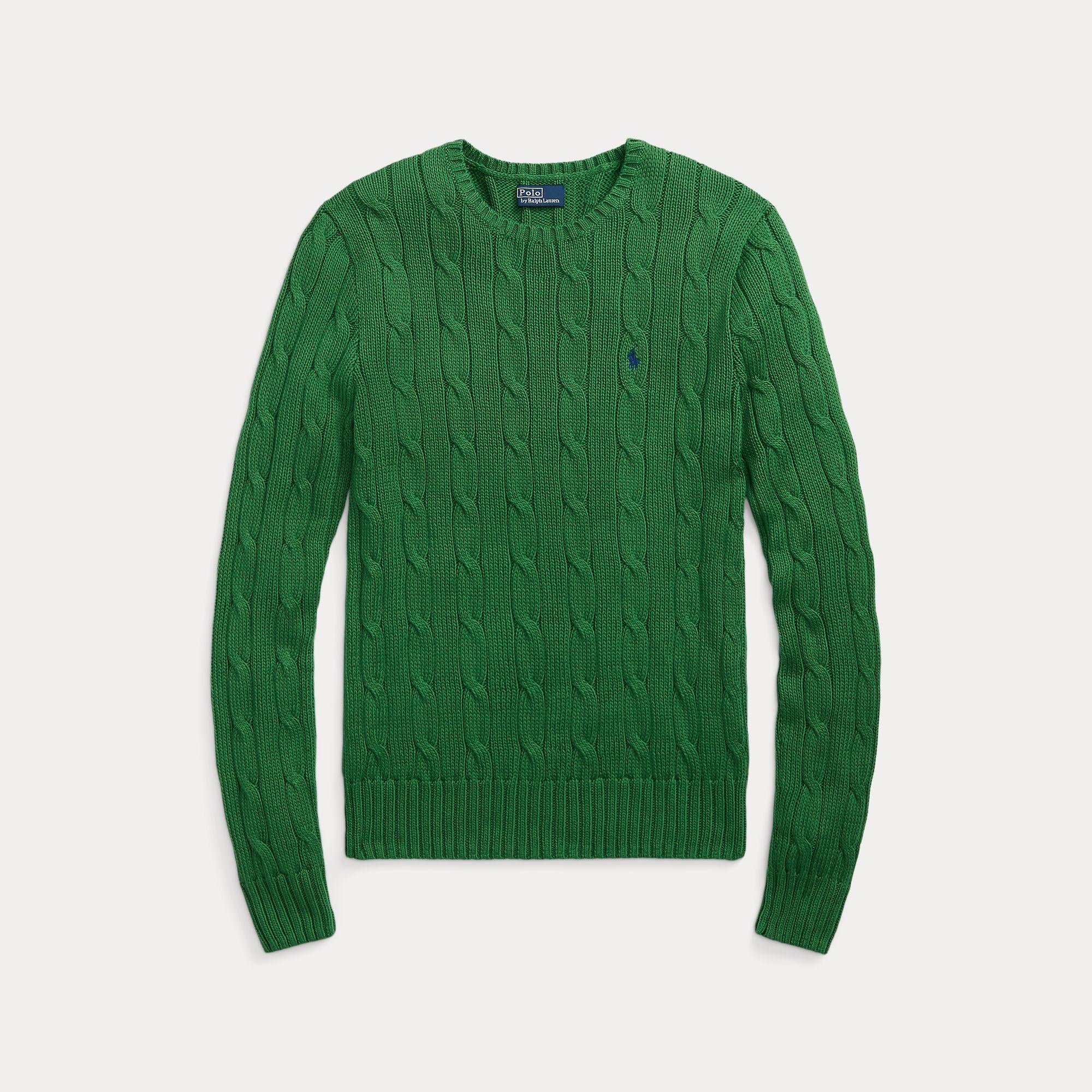 maglia con logo a trecce 211-891640 021 RALPH LAUREN POLO 