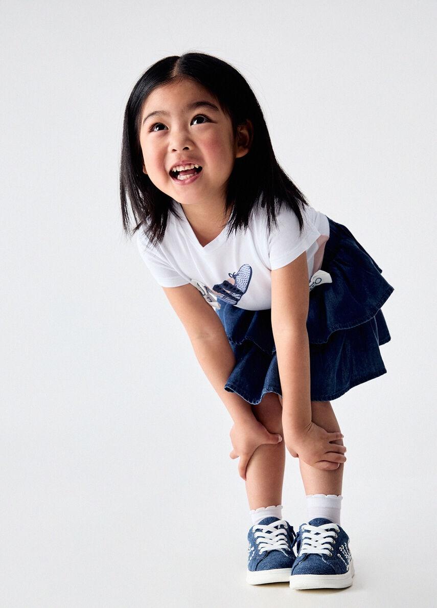 gonna corta in denim KA6119D5044 77294 LIU JO JUNIOR 