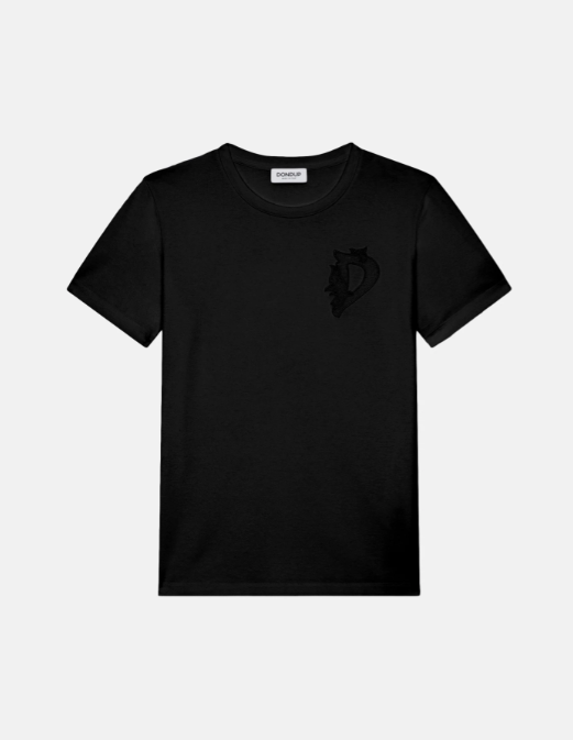 t-shirt con logo grande S746 JF0271D IC8 999 DONDUP 