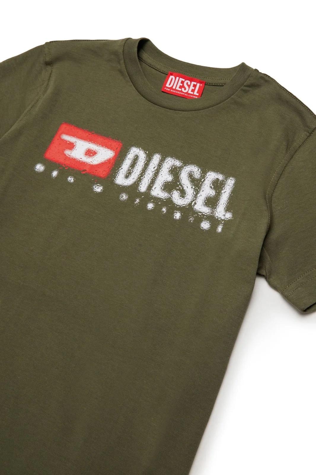 t-shirt con logo diesel J02475 00YI9 K511 DIESEL 