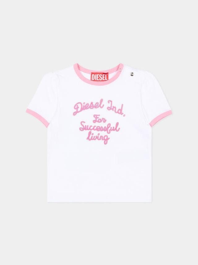 T-shirt con logo K00768 00YI9 K100 DIESEL 