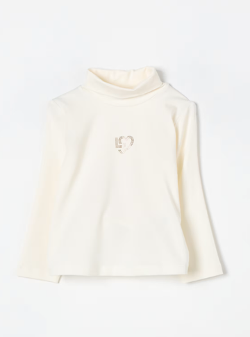 t-shirt collo alto KF4031J0088 71322 LIU JO JUNIOR 