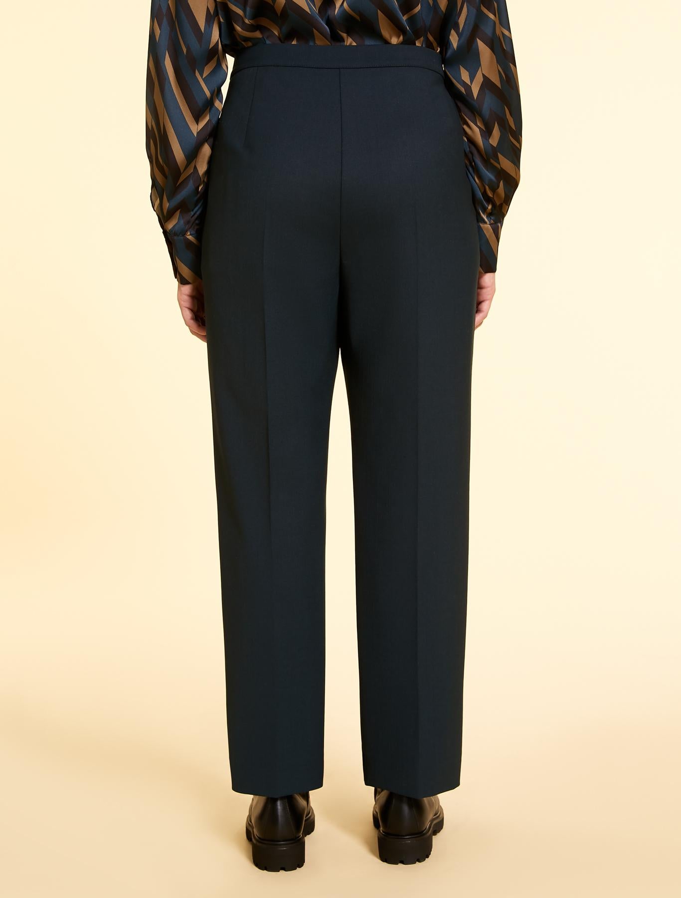 PANTALONI IN MISTO LANA ROMA 50 MARINA RINALDI 