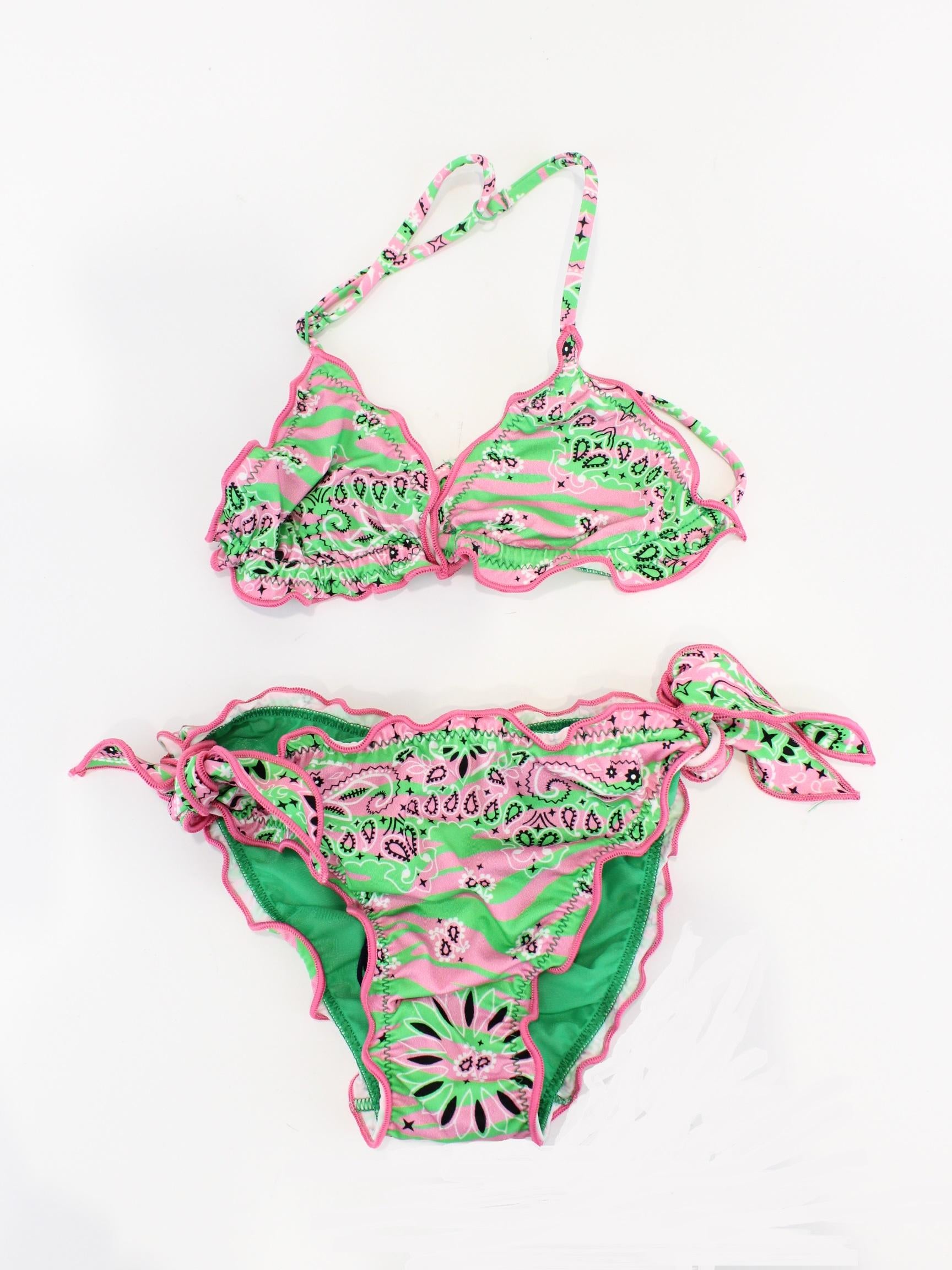bikini due pezzi con fantasia CRIS 00333D MC2 SAINT BARTH 