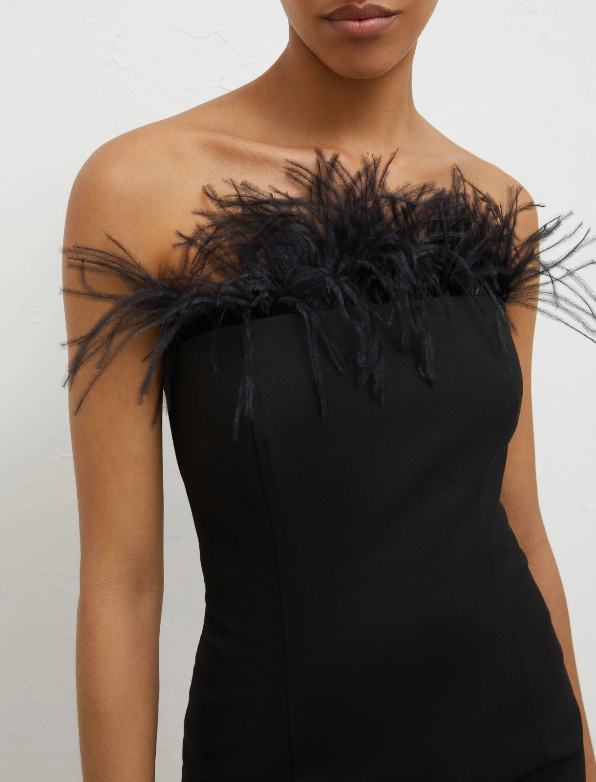 abito bustier con piume LIRA 003 MARella 