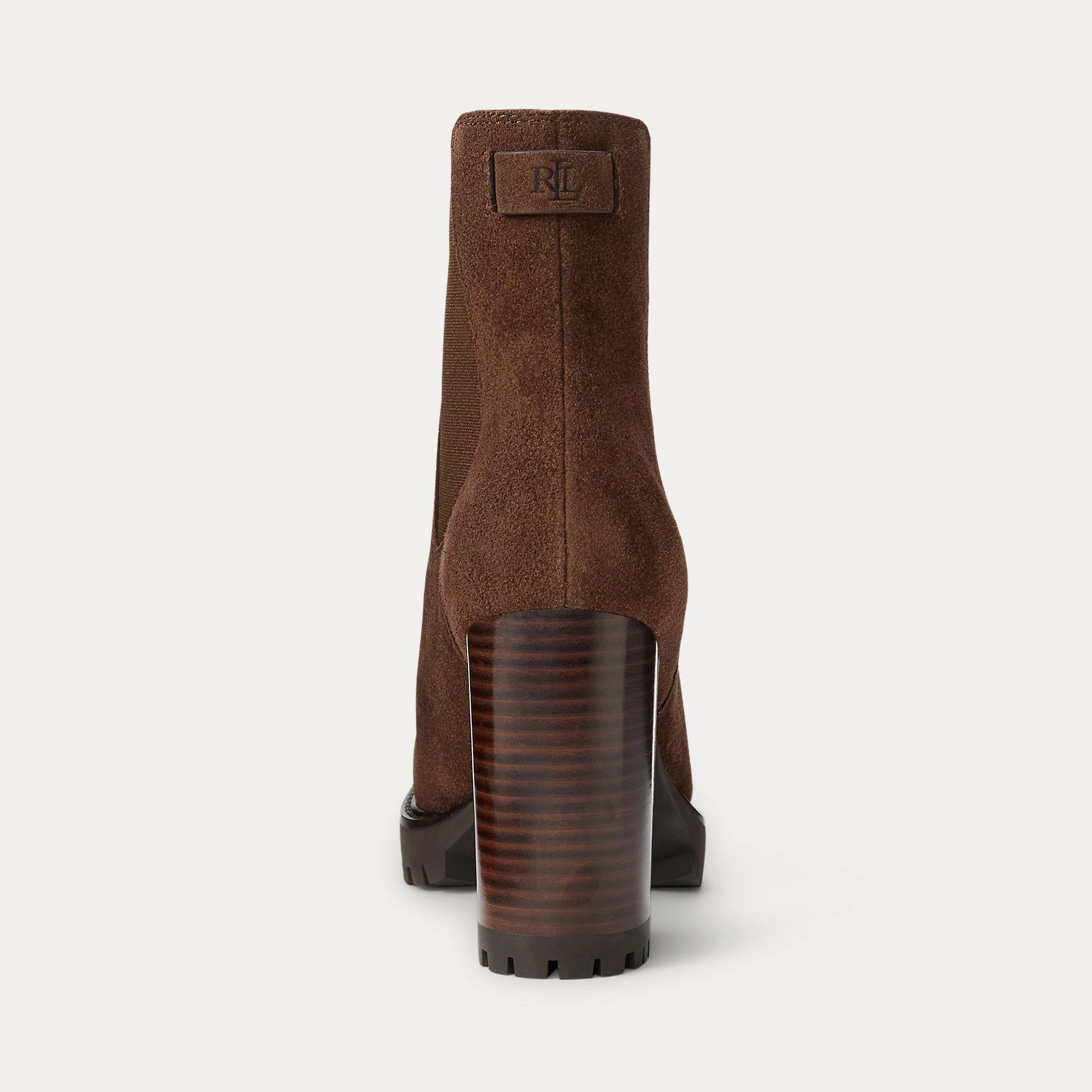 stivaletto in camoscio layne 802-942566 002 LAUREN RALPH LAUREN 