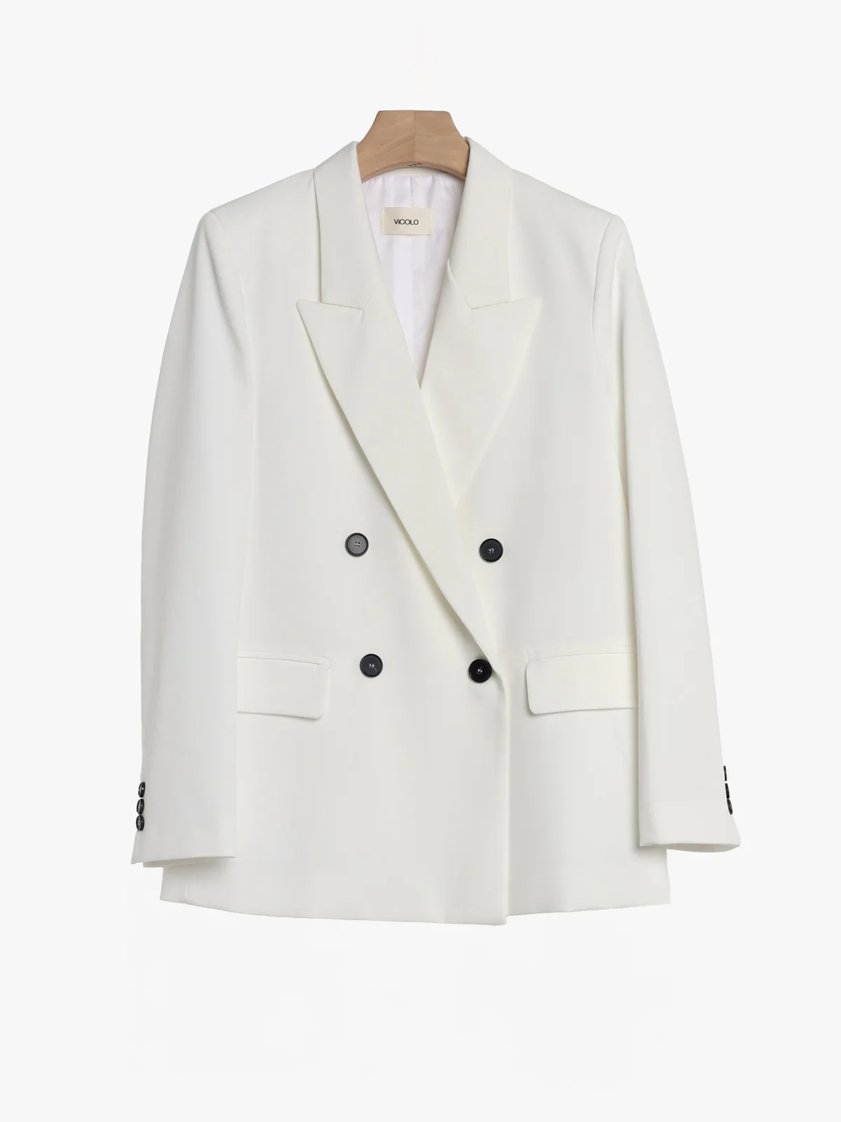 blazer chiusura doppiopetto TD0439 NATURALE VICOLO 