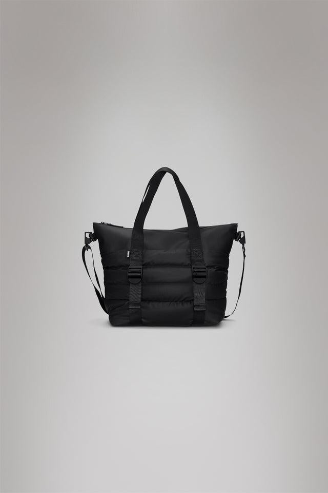 puffer mix tote mini bag 14010 BLACK RAINS 