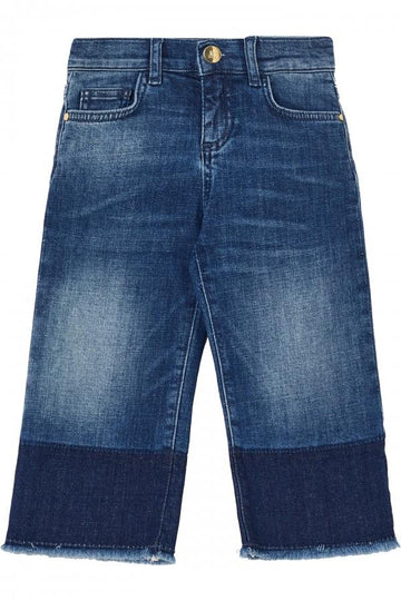 pantalone in denim streight KF5019D5034 77792 LIU JO JUNIOR 