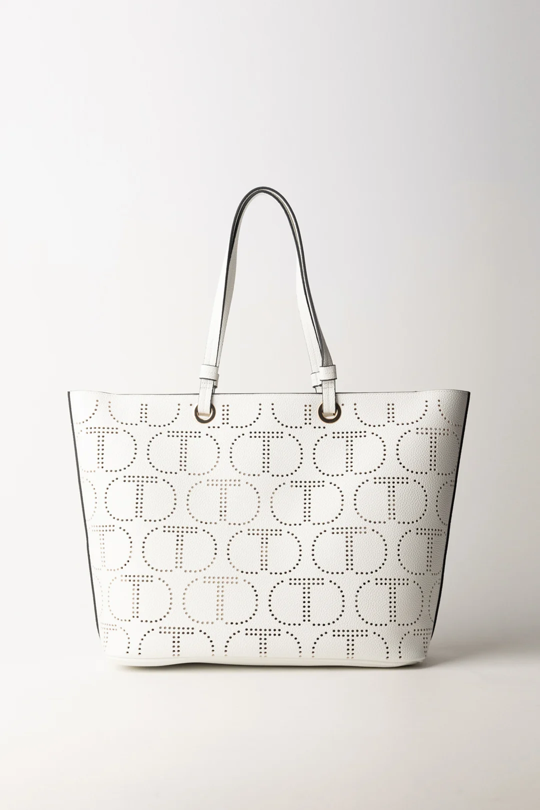 borsa con logo traforato 241TD8030 00001 TWINSET 