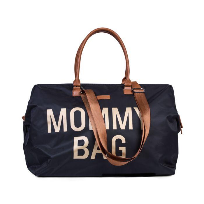 borsa mommy bag MOMMY BAG BIG NERA/ORO CHILDHOME 