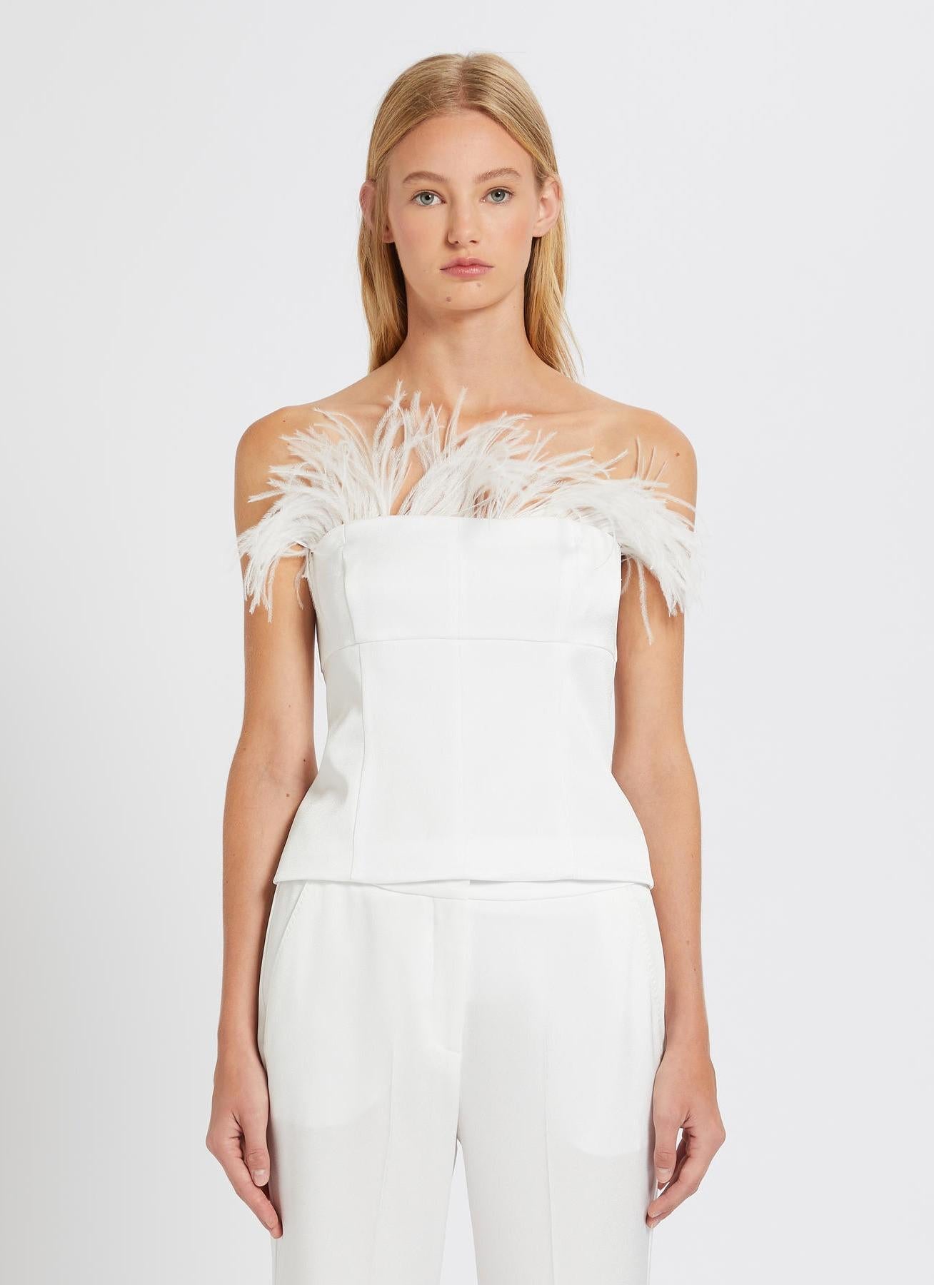 top con piume LUPPOLO 006 MARella 