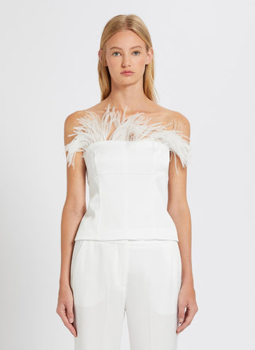 top con piume LUPPOLO 006 MARella 