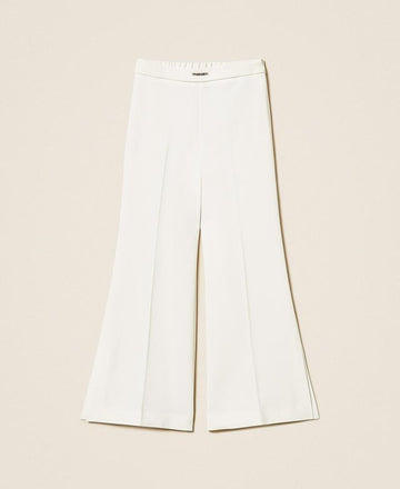 pantalone flare con spacchi 261GJ2Q51 00526 TWINSET GIRL 