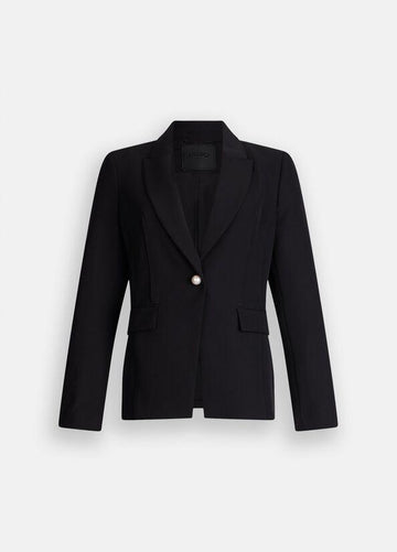 blazer slim fit CF5052T2200 22222 LIU JO BLACK 