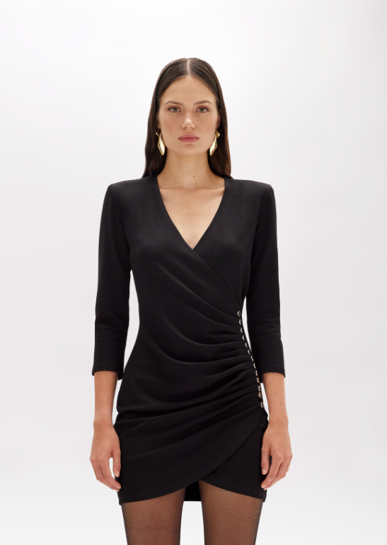 abito con drappeggio RF4180J4762 22222 Blugirl 