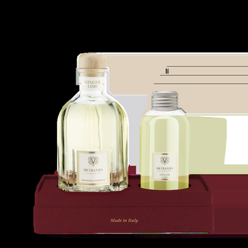 Cofanetto Fragranza Ginger Lime ambiente 250 ml & Ricarica 150 ml GFT0014BFCSE GINGER LIME 250 DR.Vranjes 