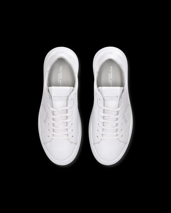 sneakers temple bianca BTLU V001 BLANC V0001 PHILIPPE MODEL 