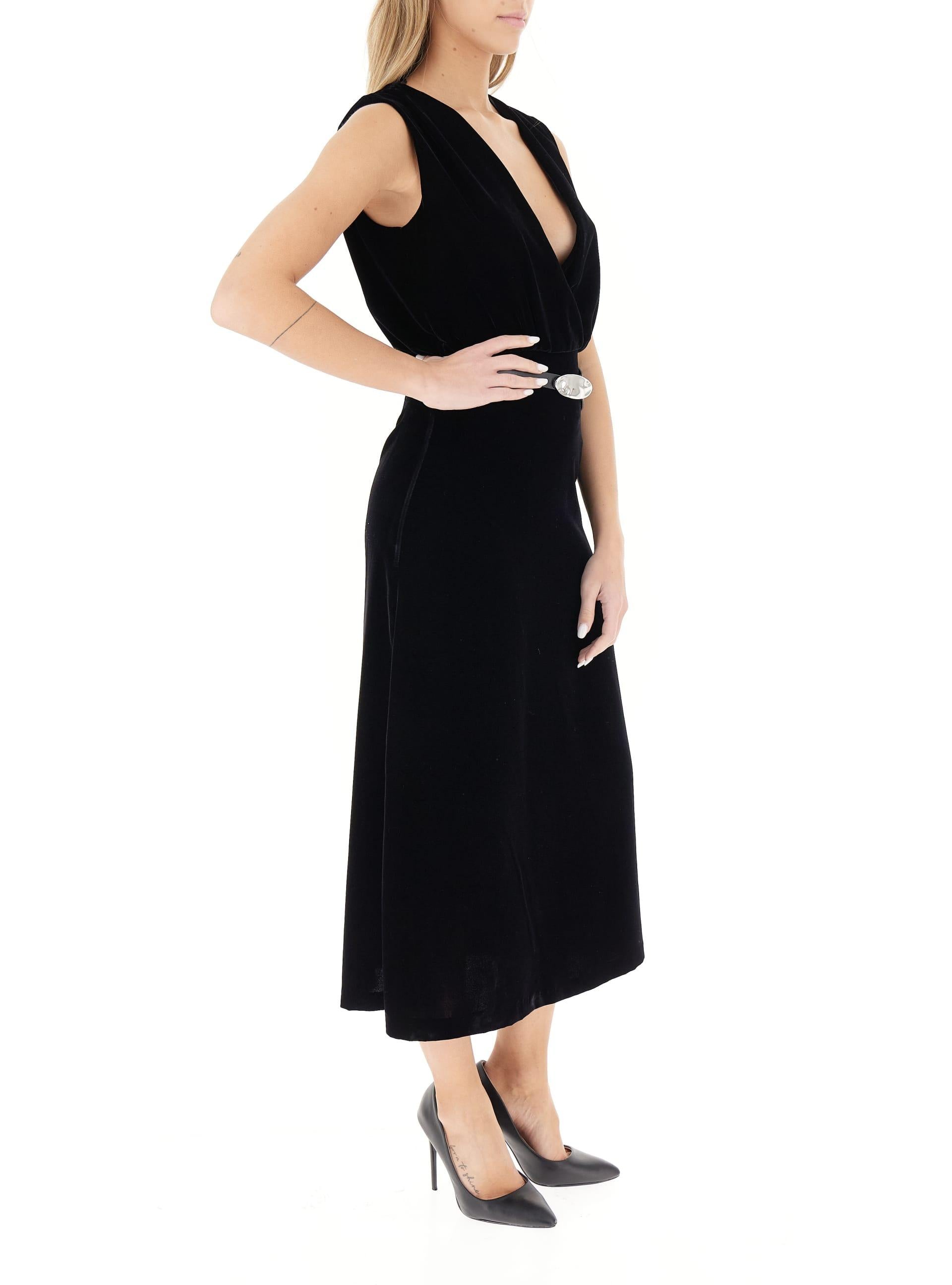 abito midi con cintura TF0992 UNI VICOLO 