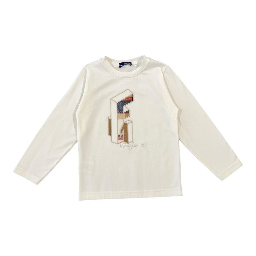 t-shirt con logo MF7407R PANNA/CAMEL MANUELL&FRANK 