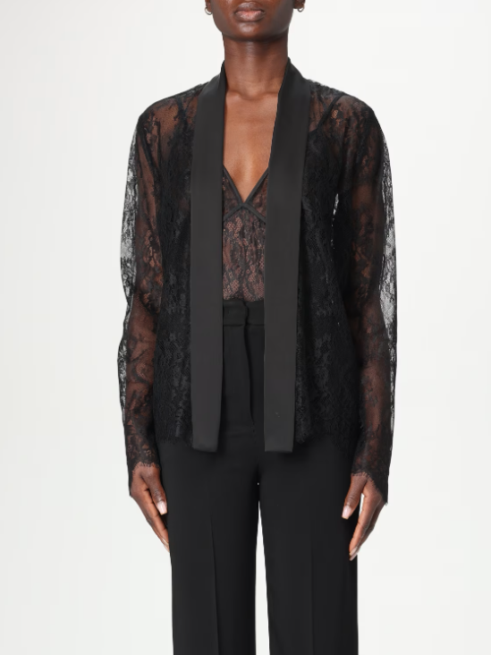 giacca blazer in pizzo H.M3000.4343 NERO HANITA 