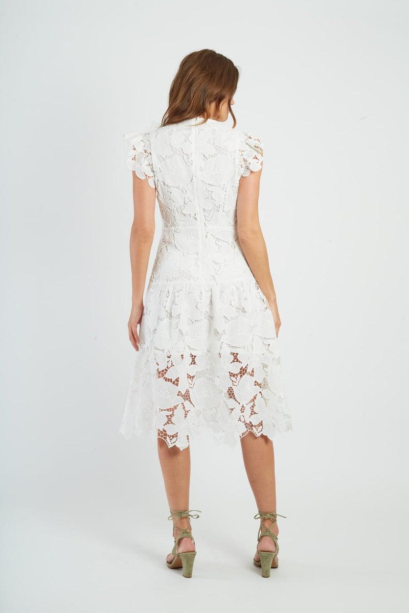 abito in pizzo P615029 GIANNA BLANC DERHY 