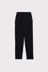 CARLAG pantalone elasticizzato in jersey tecnico Nero