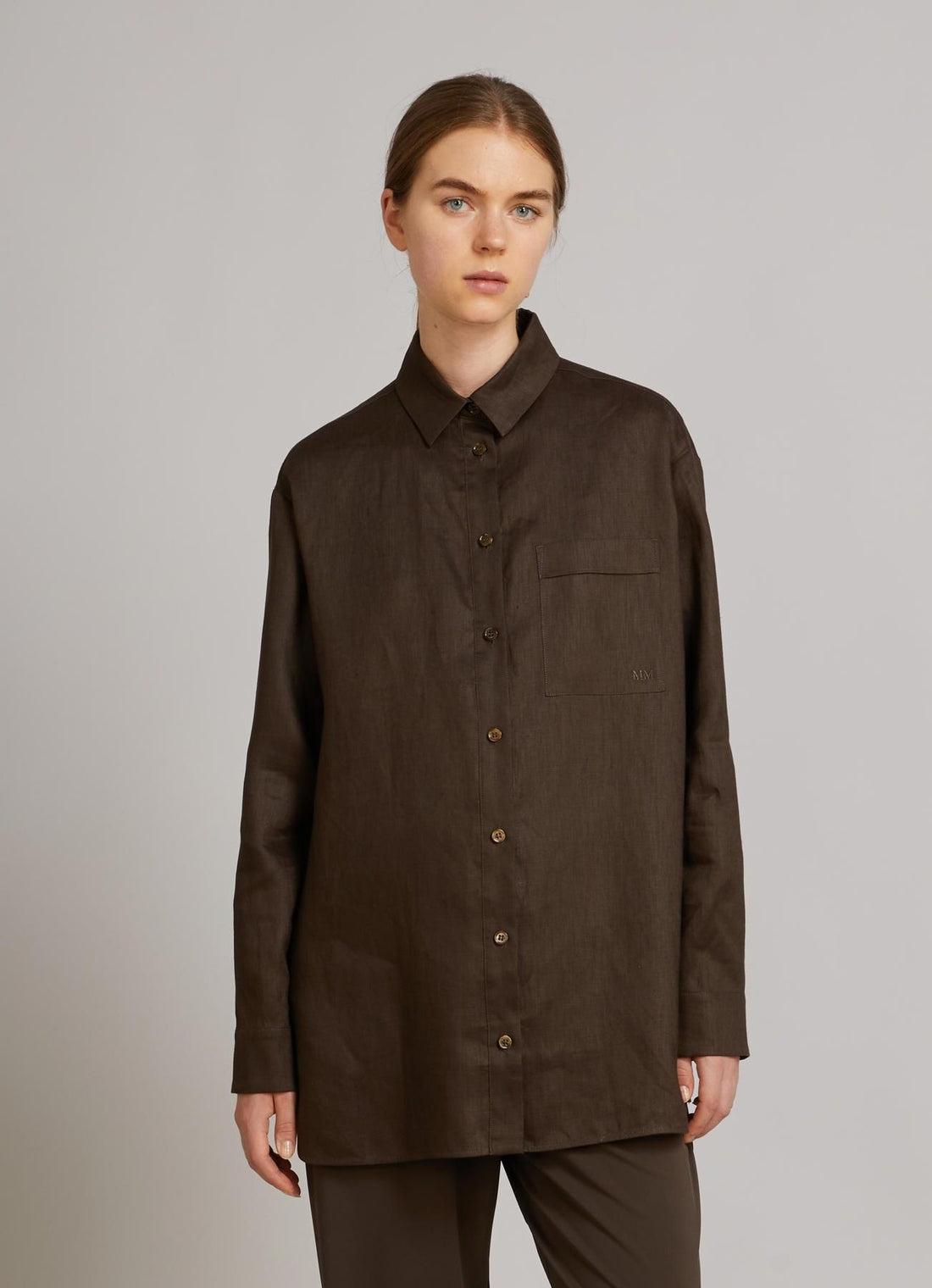 camicia di lino MMLFILO 006 MM MAXMARA 