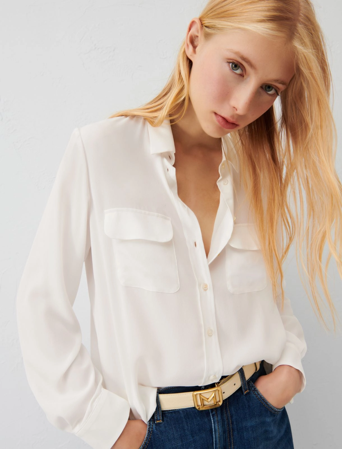 camicia in crepe FERRARA 001 MARella 