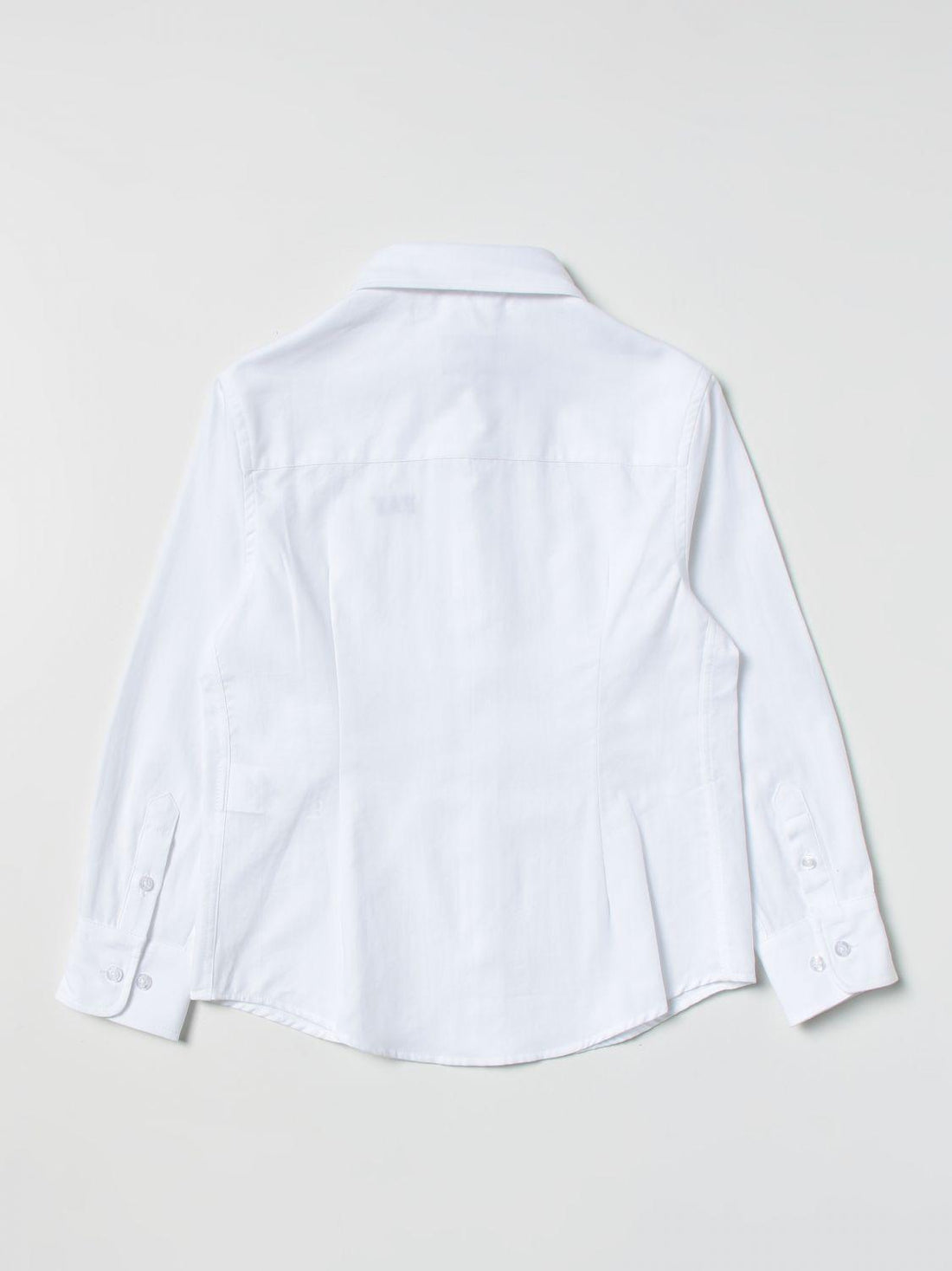 camicia con logo ricamato in contrasto FS5P80 Z0076 100 FAY 