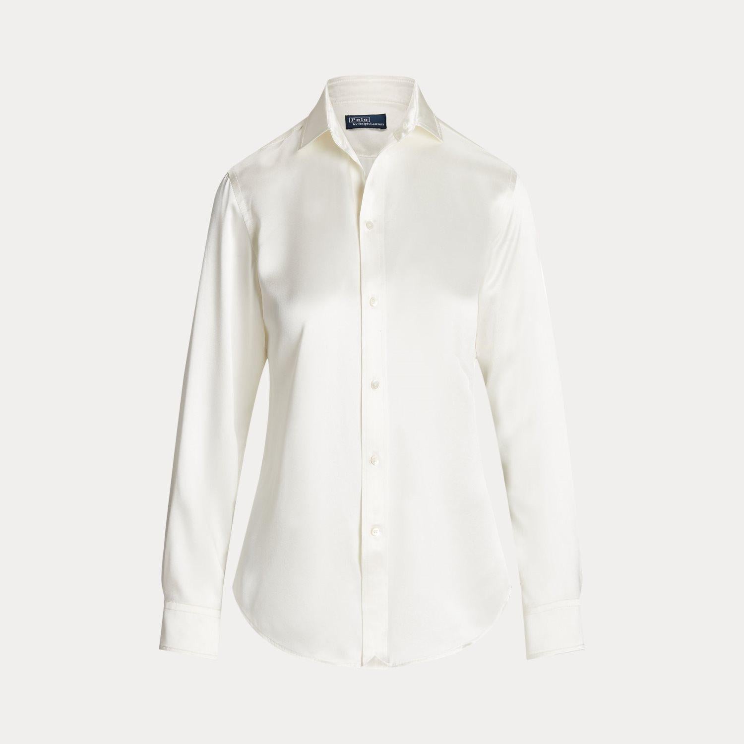 camicia in raso 211-891378 001 RALPH LAUREN POLO 