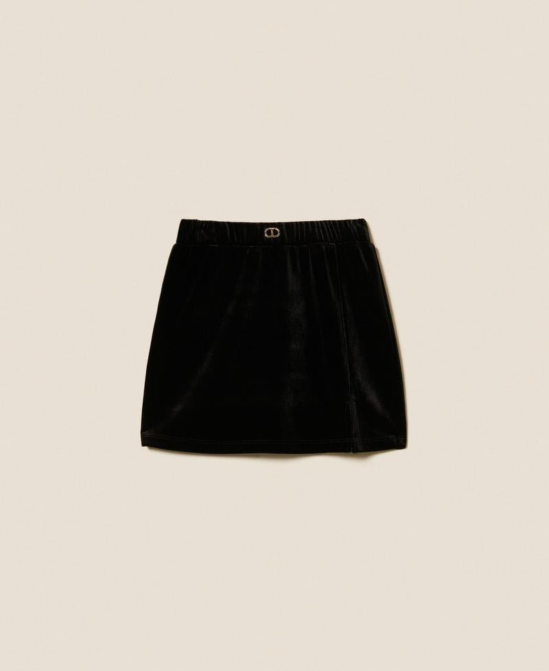 Minigonna in ciniglia 252GJ2032 00006 TWINSET GIRL 