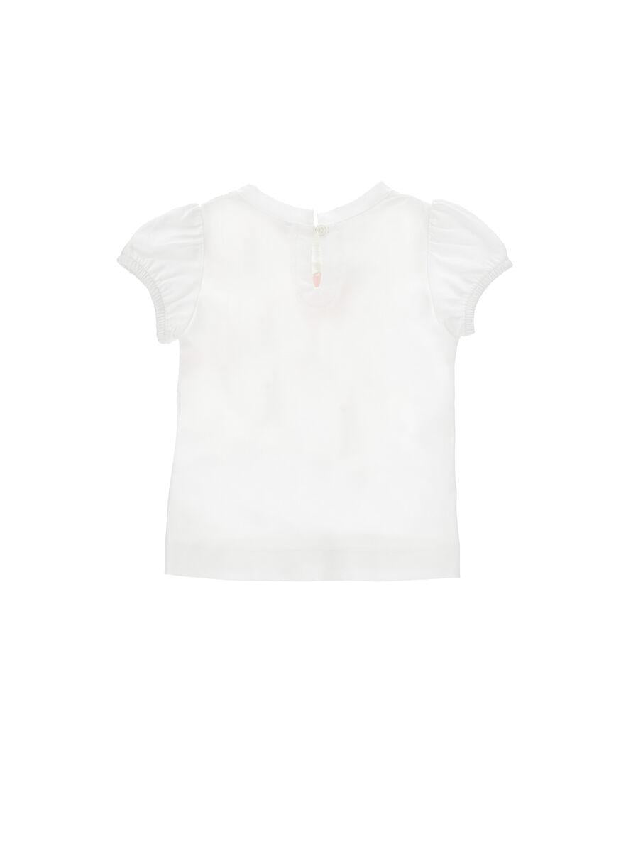 t-shirt fragole 39G613 7002 0099 MONNALISA 