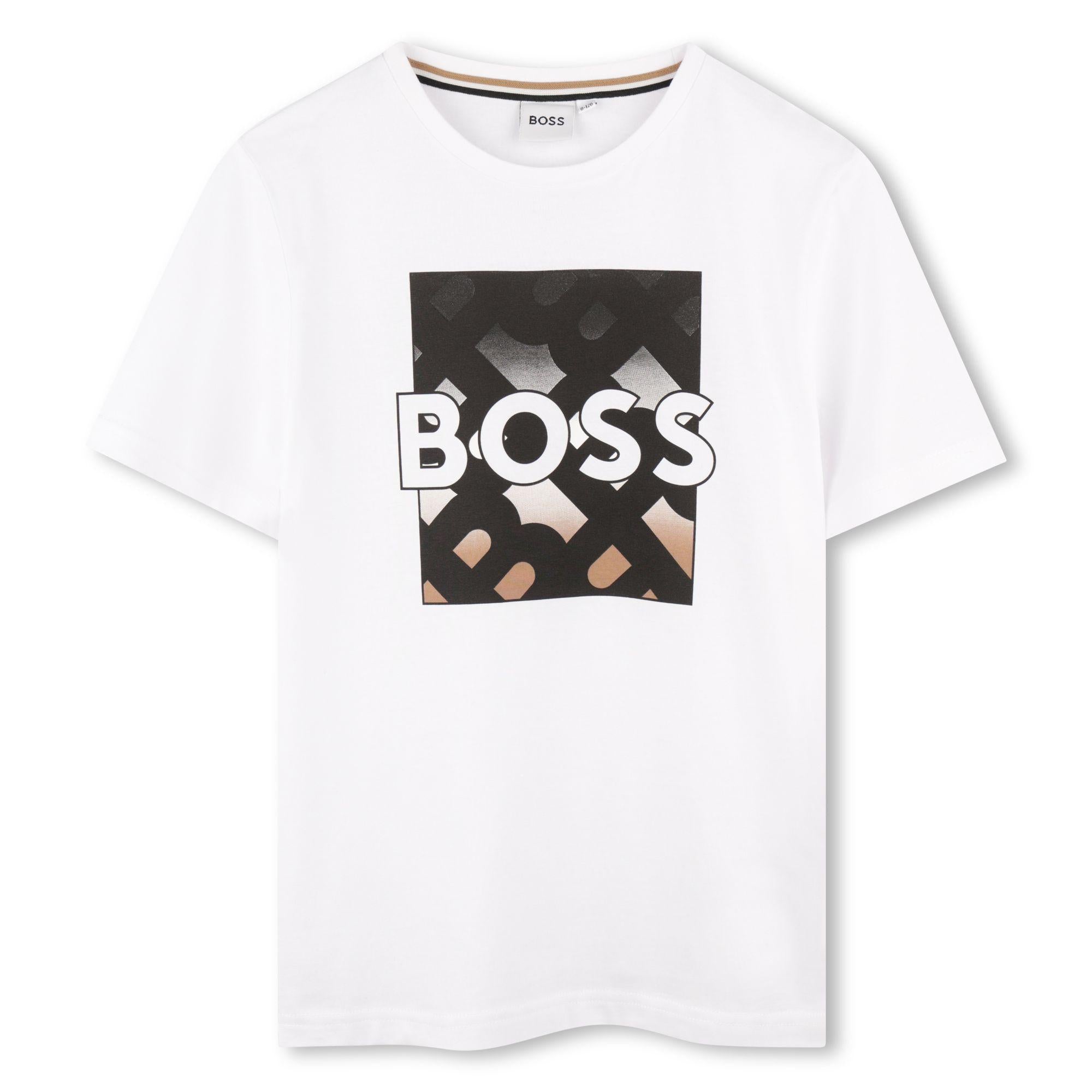 t-shirt logo iconic J51219 10P BOSS 