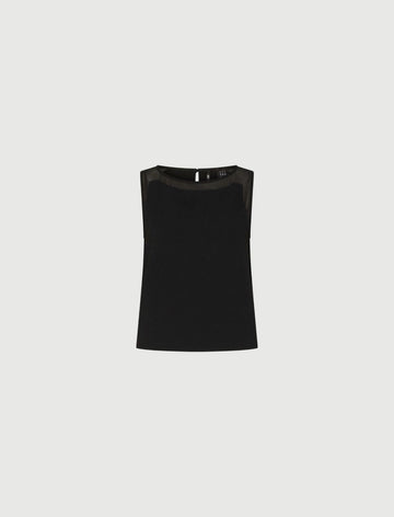 top smanicato in envers satin GARDEN 002 MARella ART. 365 