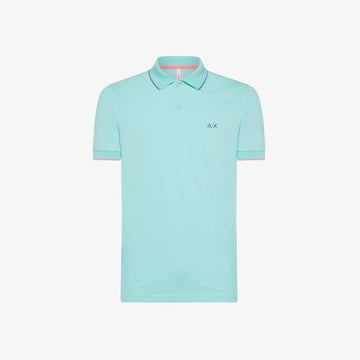 Polo in piquet con logo A34113 94 SUN68 