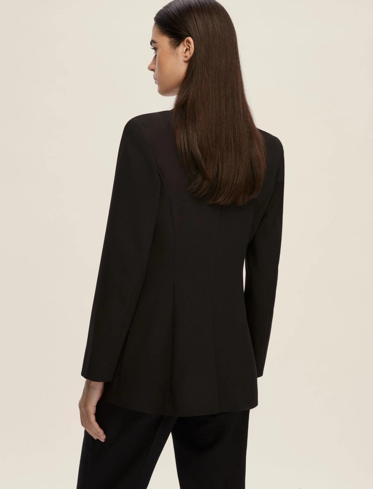 blazer monopetto con scollo in raso SONNI 009 EMME MARELLA 